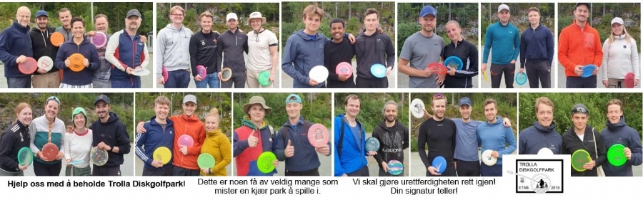 Vi som ønsker å beholde Trolla Discgolfpark