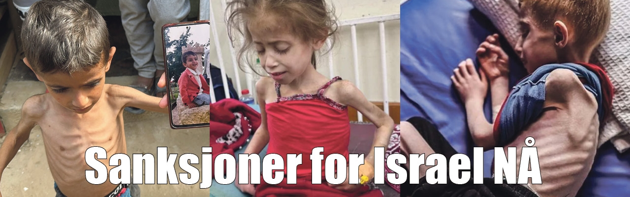 Sanksjoner for Israel NÅ