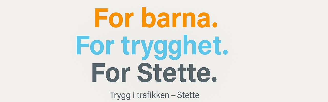 Trygg i trafikken på Stette – nå må FV661 sikres! Trygg i trafikken på Stette – nå må FV661 sikres!