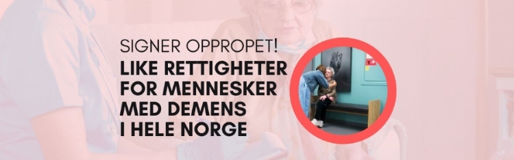 Like rettigheter for mennesker med demens i hele Norge 