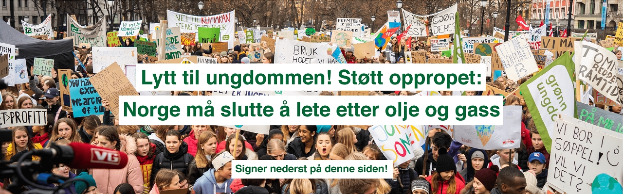 Norge må slutte å lete etter olje og gass