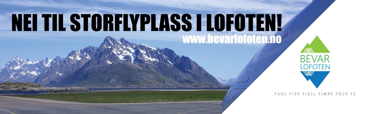 Nei til storflyplass i Lofoten